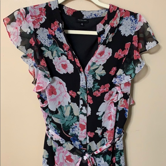 Floral Who What Wear Maxi Dress, size XS EUC - Picture 2 of 6